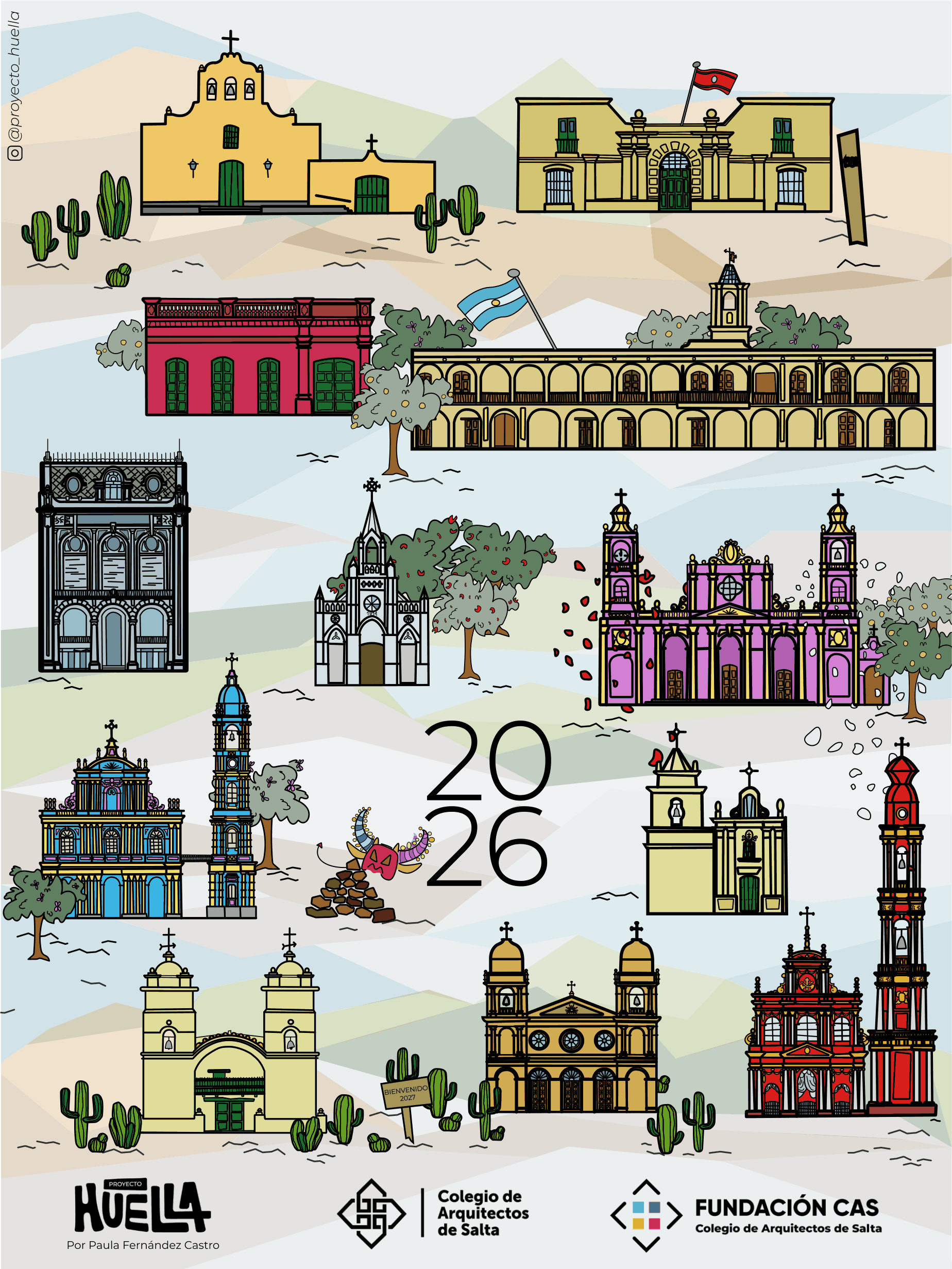 Calendario "Huella Arquitectónica"